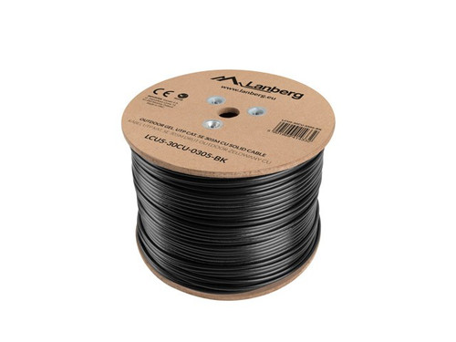 Lanberg Outdoor LAN Cable UTP Solid Cable Cat.5E 305m CU gel-filled