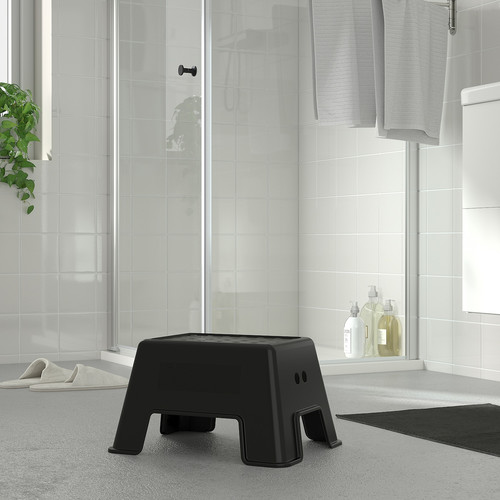 BOLMEN Step stool, black