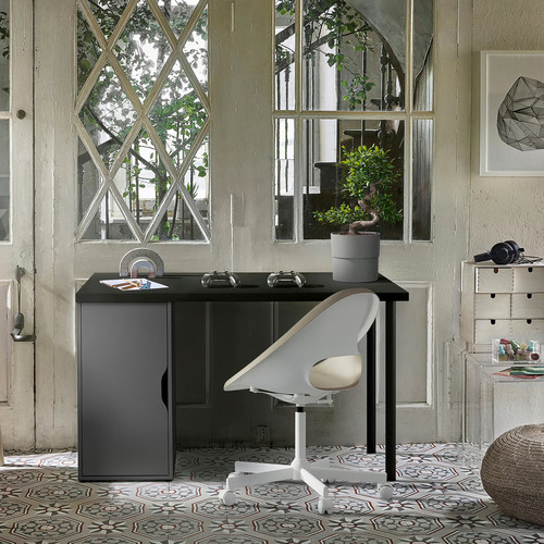 ALEX Storage unit, dark grey, 36x70 cm
