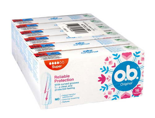 O.B.Original Tampons Super 16 x 6pcs