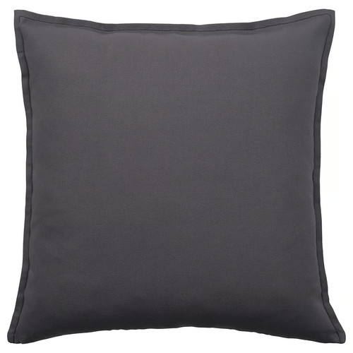 GURLI Cushion cover, dark grey, 50x50 cm