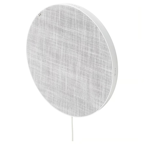 SOLSKYDD Bluetooth speaker, white, 45 cm