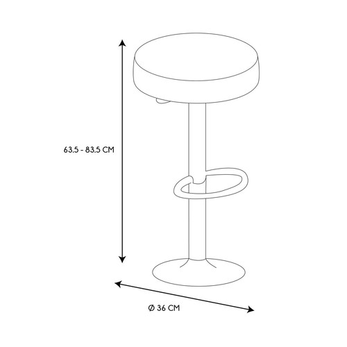 Bar Stool Dorum, green