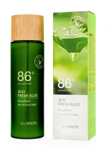 The SAEM Jeju Fresh Aloe 86% Emulsion for Face & Body 155ml