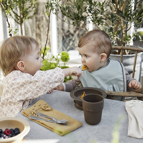 Elodie Details Baby Bib - Mineral Green, 3m+