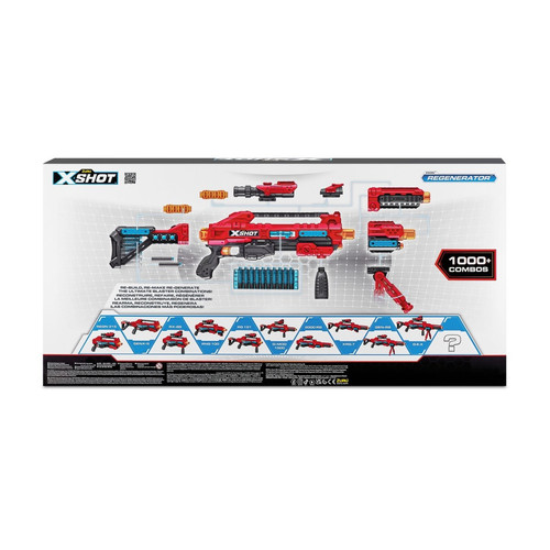 ZURU X-Shot Launcher Excel Regenerator, orange, 8+