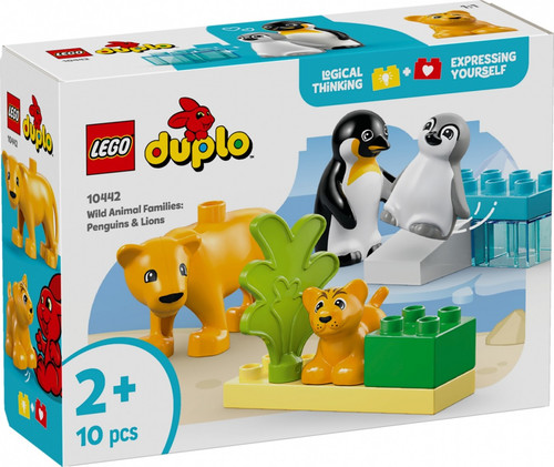 LEGO DUPLO Wild Animal Families: Penguins & Lions 10442 2+