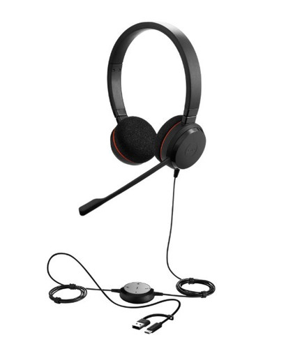 Jabra Evolve 20 USB-A & USB-C MS Stereo