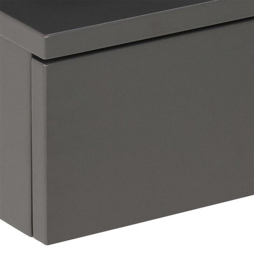 Bedside Table Nightstand Ashlan, light grey