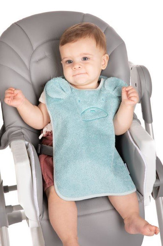 Bo Jungle B-Bib Ecological Bear Mint Blue