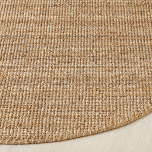 LOHALS Rug, flatwoven, natural, 130 cm