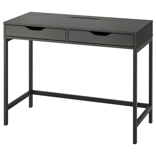 ALEX Desk, dark grey, 100x48 cm