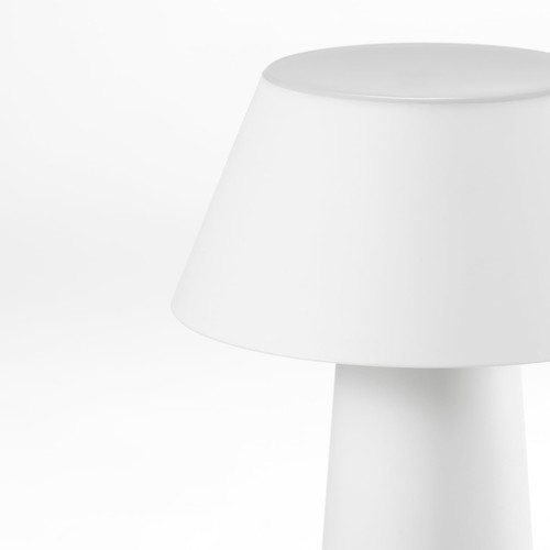 SOLVINDEN Table lamp, battery-operated/white, 20 cm