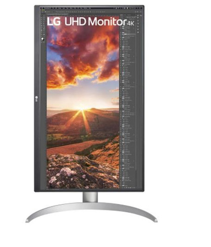 LG 27" Monitor UHD IPS USB-C Vesa DisplayHDR 400 with Speakers 27UP850-W