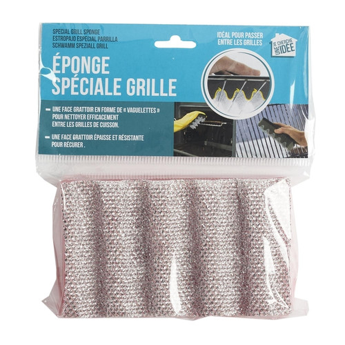 Grill and Oven Cleaning Sponge, grey