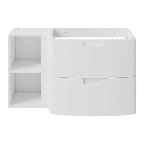 GoodHome Wash-basin Cabinet Himalia 105 cm, right, white