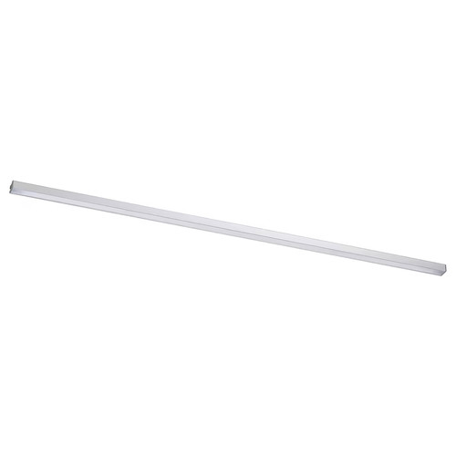 MITTLED LED kitchen worktop lighting strip, dimmable aluminium-colour, 80 cm