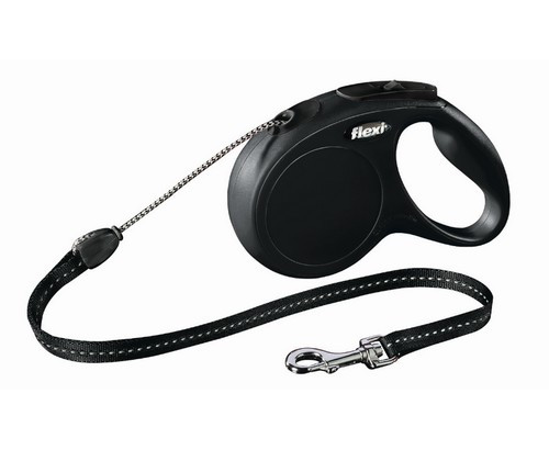 Flexi New Classic Cord Leash M 5m, black