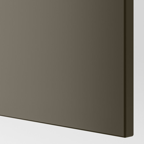METOD Base cab f TALLSJÖN sink, white/Havstorp brown-beige, 60x60 cm