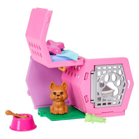 Barbie Chelsea Puppy Carrier Playset JDF89 3+