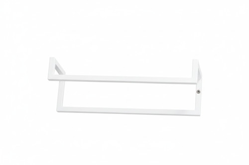 Double Wall-Mounted Towel Rail, white