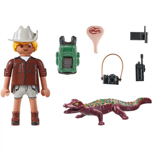 Playmobil Special Plus Researcher with young caiman 4+