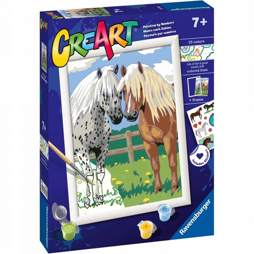 CreArt coloring book for children Happy Horses 7+