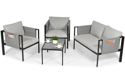 Outdoor Furniture Set IBIZA, grey