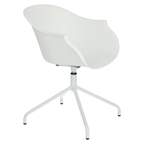 Swivel Desk Chair Roundy, white