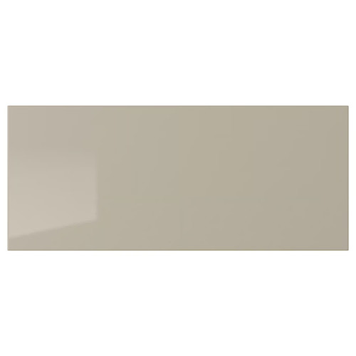 SELSVIKEN Drawer front, high-gloss beige, 60x26 cm