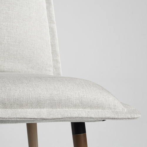 EKEDALEN / KLINTEN Table and 4 chairs, white/Kilanda light beige, 120/180 cm