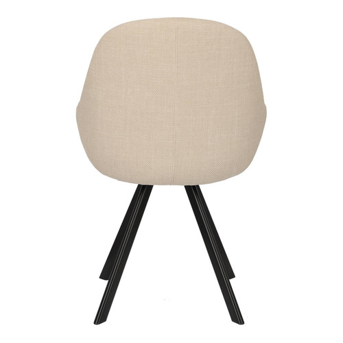 Chair Nels, beige/black legs