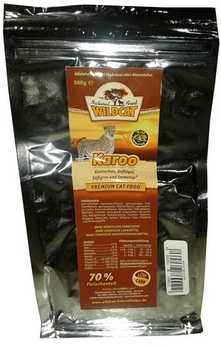 Wildcat Cat Food Karoo Rabbit & Poultry 500g