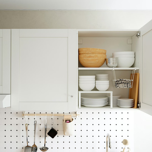 KNOXHULT Kitchen, white frame, 220x61x220 cm