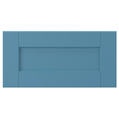 LERHYTTAN Drawer front, blue, 40x20 cm