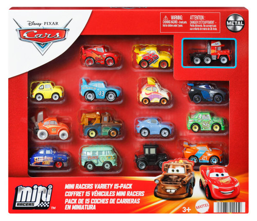 Disney Pixar Cars Die-Cast Mini Cars 15-Pack HYK81 4+