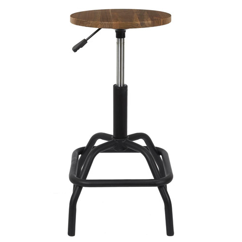 Bar Stool Rawe, natural/black