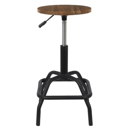 Bar Stool Rawe, natural/black