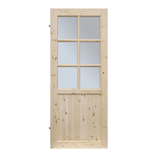 Internal Door Radex Lugano 70, left, solid pine