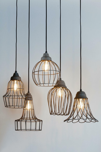 Pendant Lamp Babette, concrete
