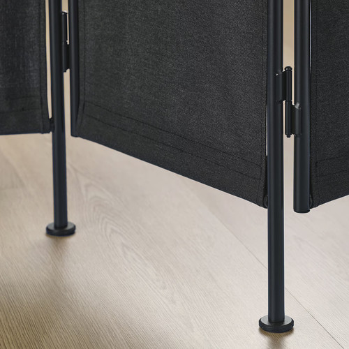 GRÅFJÄLLET Room divider, anthracite, 150x175 cm