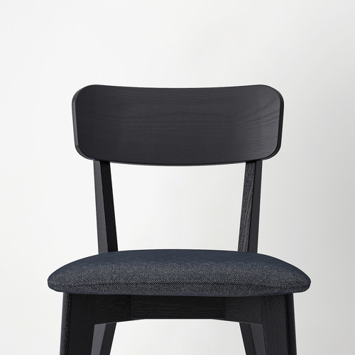 LISABO Chair, black/Tallmyra black/grey