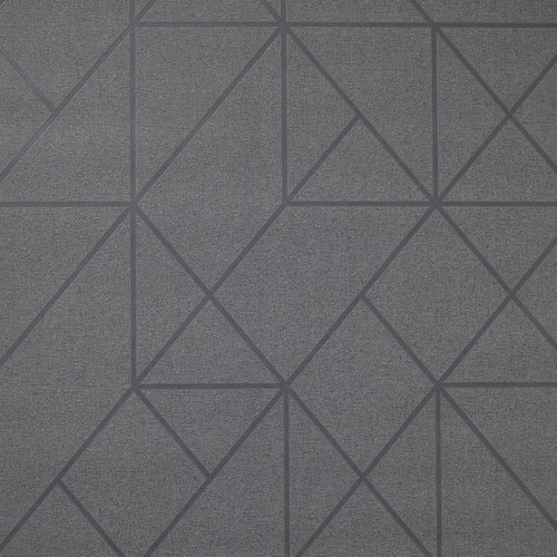 GoodHome Vinyl Wallpaper on Fleece Patula, dark grey