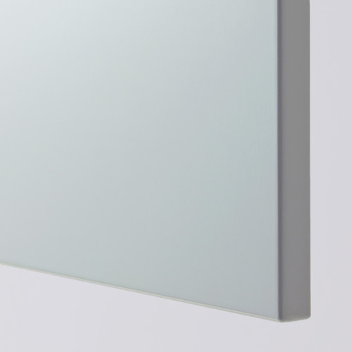 METOD Corner wall cabinet with carousel, white/Veddinge grey, 68x80 cm