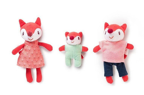 LILLIPUTIENS - Mini - cuddly fox family with a folding mat Alice the Fox 2+