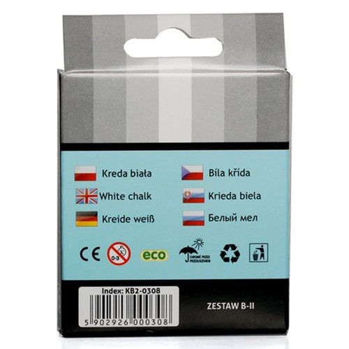 School White Chalk 6pcs