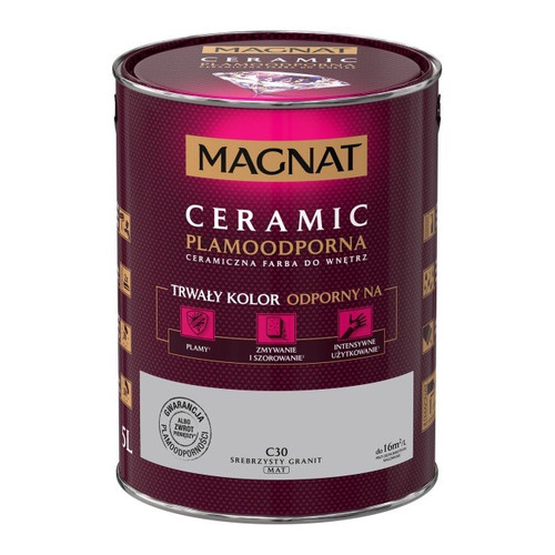 Magnat Ceramic Interior Ceramic Paint Stain-resistant 5l, silvery granite