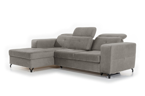 Corner Sofa-Bed Left Belavio Mini Crown 4 Taupe