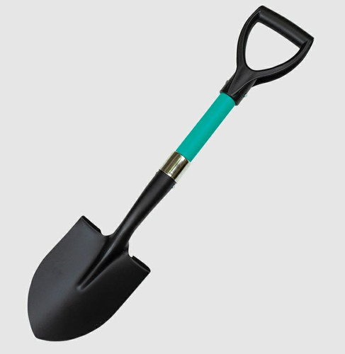 Hardened Steel Spade with Fiberglass Shaft