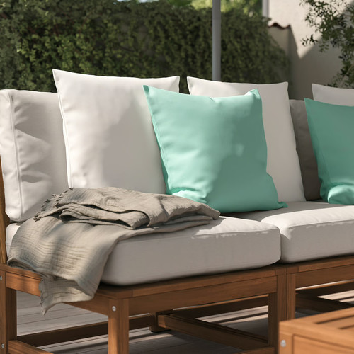 HJÄRTERÖ Cushion cover, off-white outdoor/indoor, 65x65 cm